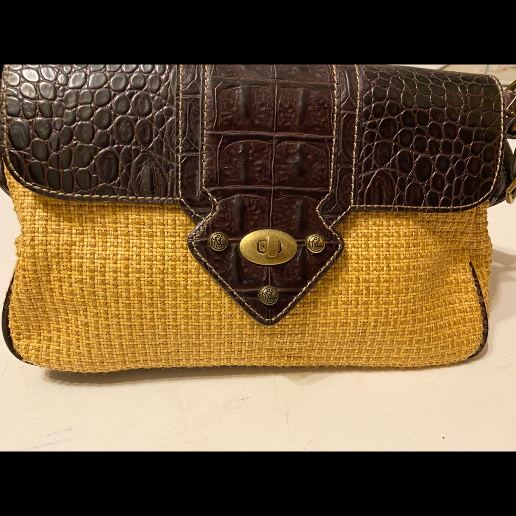 Euc Kate Landry Small Straw Purse